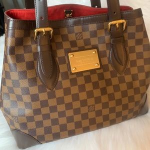Louis Vuitton Damier Ebene Hampstead MM Tote
